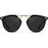 imageWearMe Pro  Womens Polarized Round Retro DoubleBridge Vintage SunglassesBlack  Black Gradient Lens