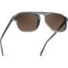 imageWearMe Pro Polarized Modern Aviator OneBridge Square Mens SunglassesCrystal Graphite Grey  Dark Beige Gradient Lens