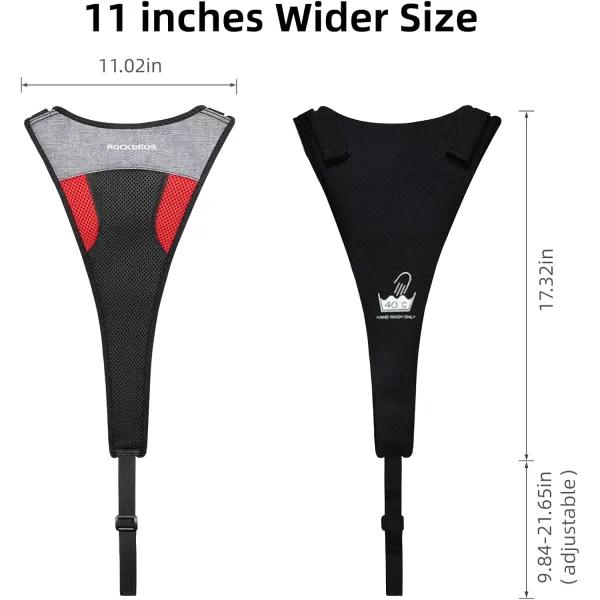 ROCKBROS Bike Sweat Guard 11 Wider Bike Trainer Sweat Guard Sweat Net for Indoor Cycling TrainingBlack