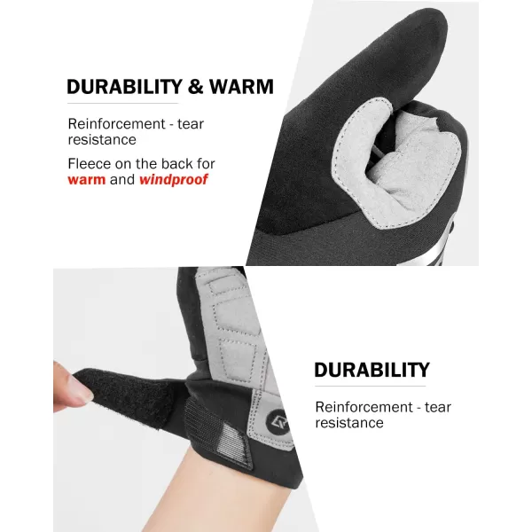 ROCKBROS Cycling Gloves Motocycle Mountain Bike Gloves Full Finger Biking Gloves for Men Bicycle GlovesBasic Version