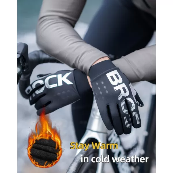 ROCKBROS Cycling Gloves Motocycle Mountain Bike Gloves Full Finger Biking Gloves for Men Bicycle GlovesBasic Version