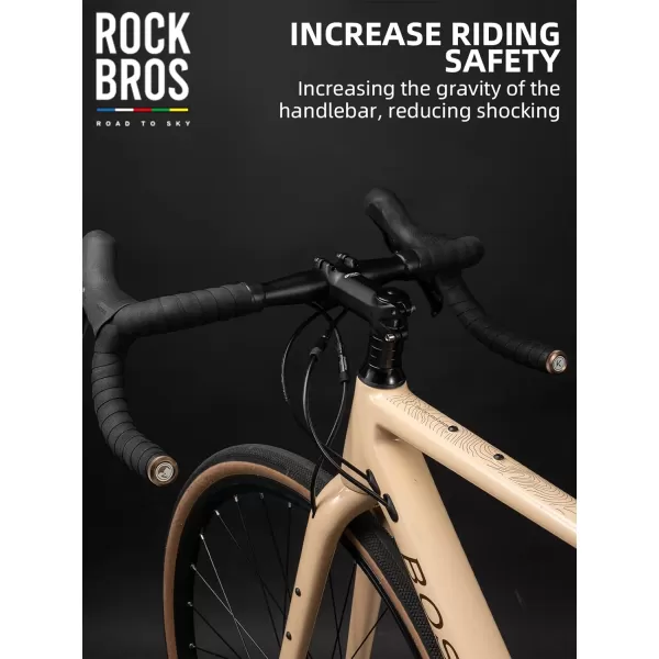 ROCKBROS Handlebar End Plugs Expanding Aluminum and Adjustable Handlebar Bike Bar Ends for Road Mountain BMX MTB Bicycle  2 Set Plug or Cap for Bike Bars