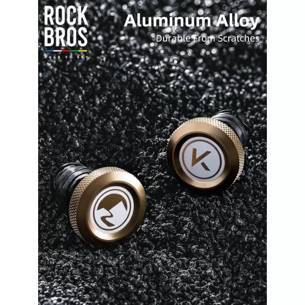 ROCKBROS Handlebar End Plugs Expanding Aluminum and Adjustable Handlebar Bike Bar Ends for Road Mountain BMX MTB Bicycle  2 Set Plug or Cap for Bike Bars