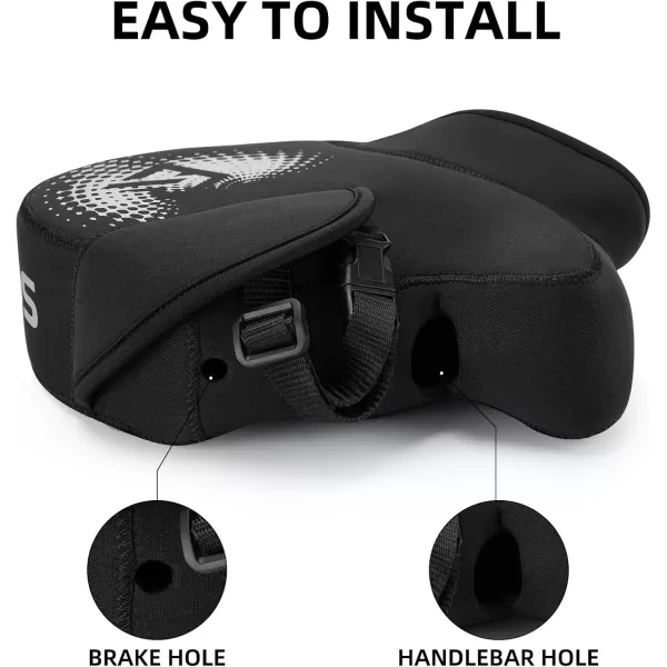 ROCKBROS Motorcycle Handlebar Muffs Cold Weather Windproof Handlebar Mitts Motorcycle Handle Warmers Motorcycling Handbar Mittens