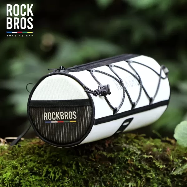 ROCKBROS ROAD TO SKY Bike Handlebar Bag Bicycle Front Bag Bag Storage Bag Lightweight ampamp Sturdy Bicycle Handlebar bag for Road Mountain Bike 2LBlackWhite