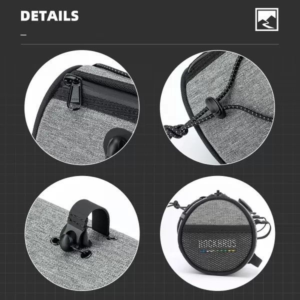 ROCKBROS ROAD TO SKY Bike Handlebar Bag Bicycle Front Bag Bag Storage Bag Lightweight ampamp Sturdy Bicycle Handlebar bag for Road Mountain Bike 2LBlackGrey