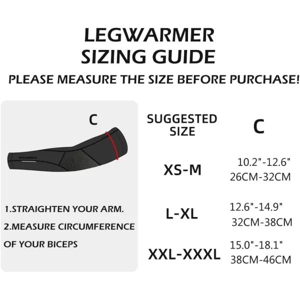 ROCKBROS Thermal Arm Warmer for Men ampamp Women Arm Sleeves for Cycling Running