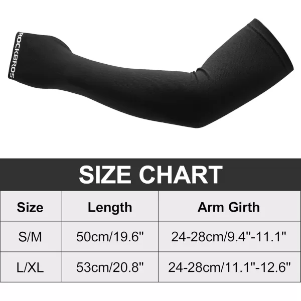 ROCKBROS Winter Arm Warmer Knit Long Arm Sleeves Warm for Women Men Running Cycling Sports Fingerless Driving GlovesLong Type