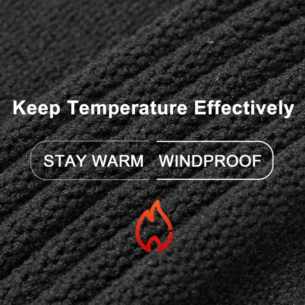 ROCKBROS Winter Arm Warmer Knit Long Arm Sleeves Warm for Women Men Running Cycling Sports Fingerless Driving GlovesLong Type