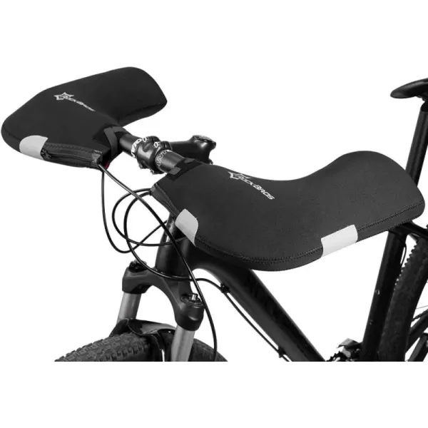 ROCKBROS Handlebar Mittens Cold Weather Mountain Bike Handlebar Mittens Windproof ampamp Coldproof Commuter MTB Bicycle Bar Warmer CoversL Loose