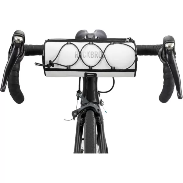 ROCKBROS ROAD TO SKY Bike Handlebar Bag Bicycle Front Bag Bag Storage Bag Lightweight ampamp Sturdy Bicycle Handlebar bag for Road Mountain Bike 2LBlackWhite
