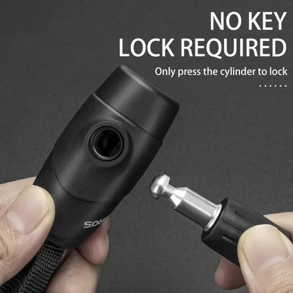 ROCKBROS Bike Lock Chain Bicycle Lock Heavy Duty Anti Theft 3 Ft Long 5mm Thick Bike Chain Lock with Key Set Cut Proof Security Scooter Lock Commuter Lock for Door Gate Fence GrillBlackKey