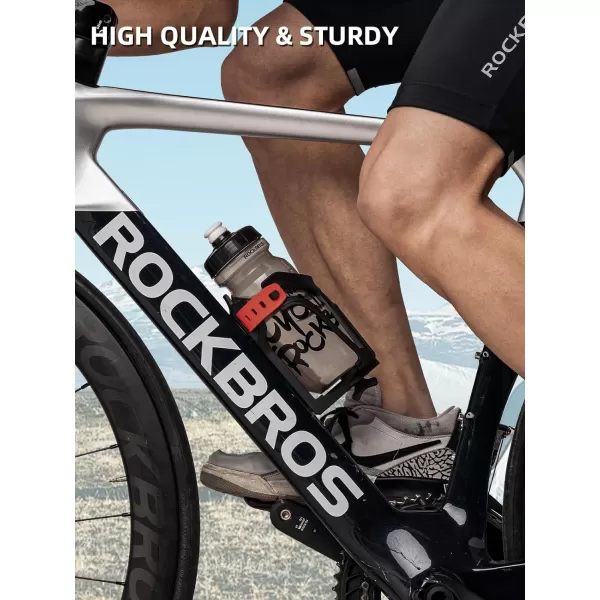 ROCKBROS Bike Water Bottle Holder Bike Cup Holder Motorcycle Cup Holder  Bottle Size Adjustable for Handlebar ampamp Frame for 233quot Diameter Bottles with Screw Tool Durable Bike Drink Holdermotorcyclegreen