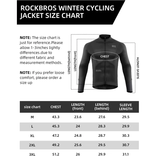 ROCKBROS Cycling Jacket for Men Winter Thermal Windproof Running Jacket Softshell Jacket Men Road Mountain Bike
