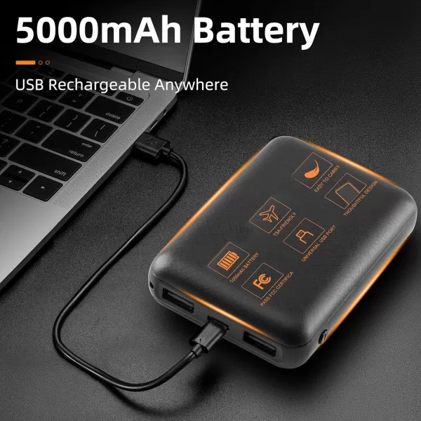 ROCKBROS Heated Cycling Shoe Covers with 5000mAh Battery Winter Shoes Cover Cold Weather Warmer Thermal Bike Shoes Cover Water Resistant Windproof Bicycle Overshoes Shoescover for Men WomenMedium810 US