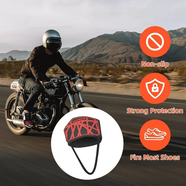 ROCKBROS Motorcycle Gear Shift Pad Antiskid Motorcycle Shoe Protector Motorbike Shift Pads Riding Shoe Cover2