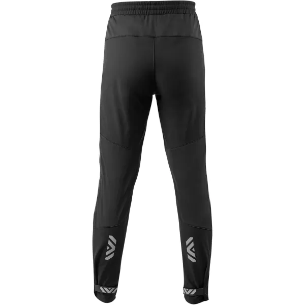 ROCKBROS Winter Cycling Pants for Men Thermal Bike Pants Windproof Mountain Bike Pants Running PantsBlack