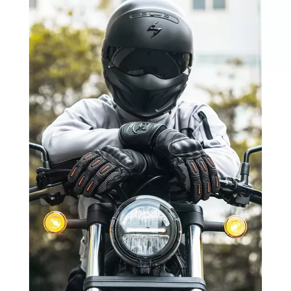 ROCKBROS Winter Motorcycle Glove for Men Cold Weather Warm Motorcycle Winter Gloves with Touchscreen for Riding ATV UTV SnowmobileClimbingMedium