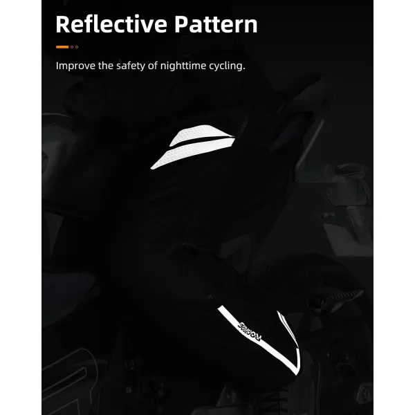 ROCKBROS Winter Motorcycle Pants with Armor Motorcycle Riding Pants CE 1 Detachable Armored PantBlack
