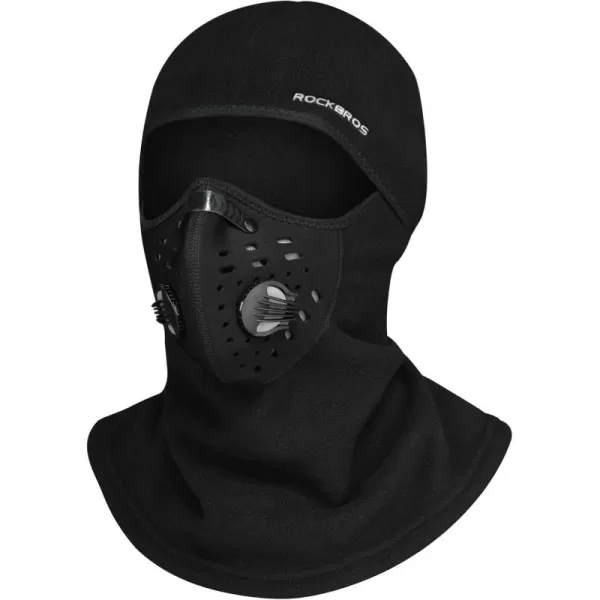 ROCKBROS Ski Mask Balaclava Winter Mask for Men Baclava Cold Weather ThermalBlack 1