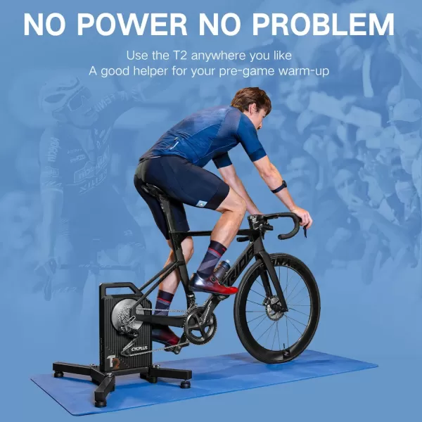 CYCPLUS T2 Indoor BLDCMotor Drive Riding Smart Bike Trainer Compatible with Zwift APP