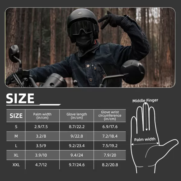 ROCKBROS Bike Gloves for Men Motorcycle Gloves Mountain Bike Gloves Dirt Bike BMX Gloves Touch Screen Full Finger ShockAbsorbing Breathable Motocross Sports Glovesgray