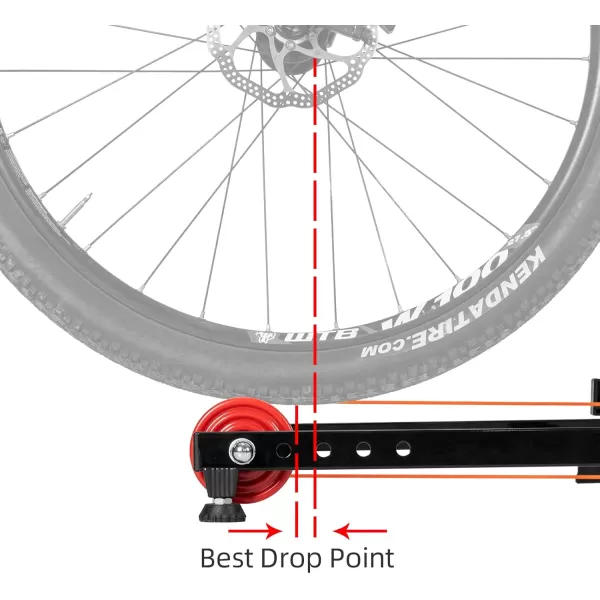 ROCKBROS Bike Rollers Adjustable Bike Trainer Stand Foldable Indoor Cycling Bicycle Roller with Resistance for MTB Road Bike ExerciseBlack