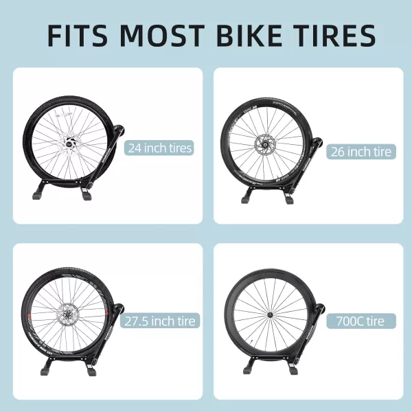ROCKBROS Bike Stand Floor Stable Bike Storage Rack Bicycle Parking Stand for Mountain and Road Bike Indoor and Outdoor