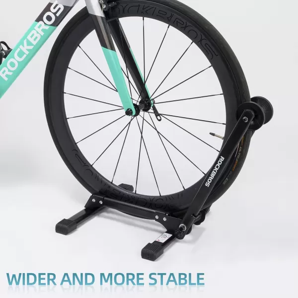 ROCKBROS Foldable Bike Stand Floor Bike Parking Stand Bike Holder Bicycle Rack for 20quot29quot Mountain Road Indoor Outdoor Garage Storage