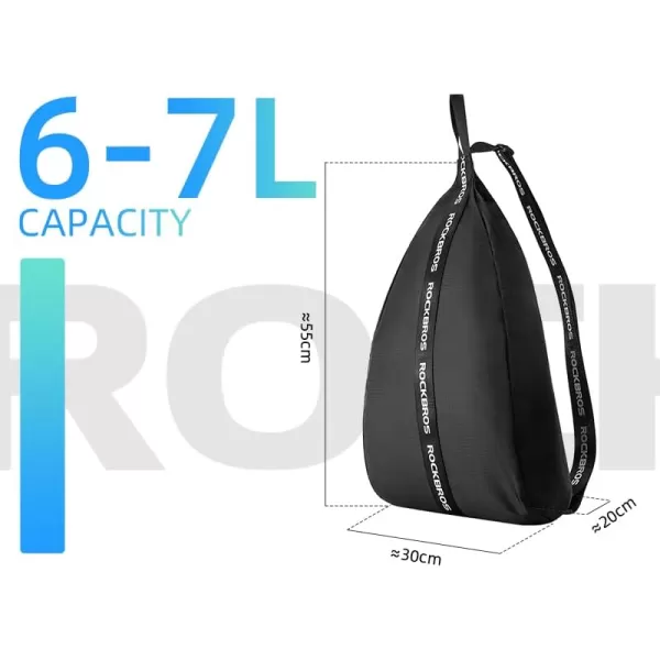 ROCKBROS Motorcycle Helmet Backpack Helmet Bag Large Capacity Waterproof Lightweight Storage Bag with Reflective Stripe Model For Motorcycle Dirt Bike Motocross Bicycle Racing ATV