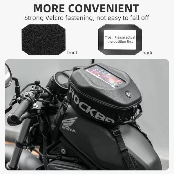 ROCKBROS Motorcycle Tank Bag 7 Inch Touchscreen Phone Bag Waterproof Tank Phone Bag Storage Universal Oil Fuel Tank Bag 7L For Motorcycle