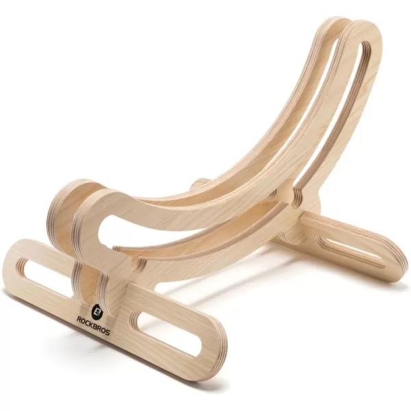 ROCKBROS Bike Stand Indoor Bike Stand Floor Bicycle Rack Wooden Display Stand Bike Storage Rack Wheel Display Stand Bike Stop Suitable For 700C Road Bike 23C30C