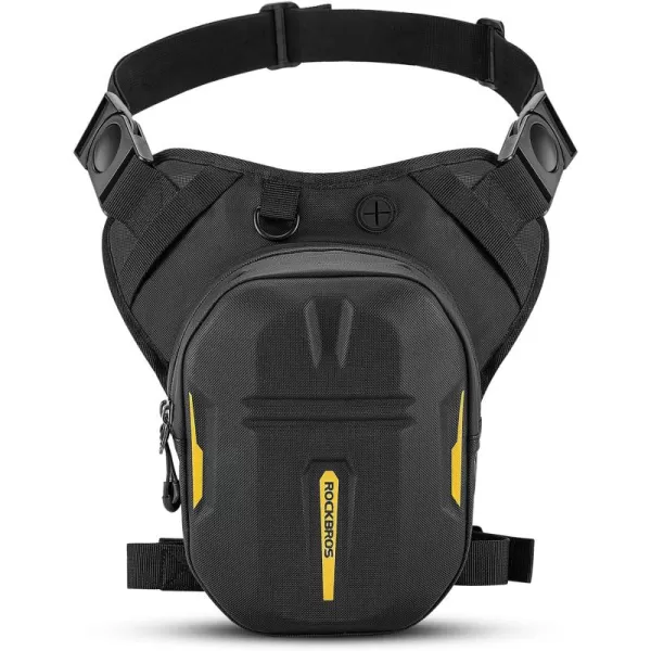 ROCKBROS Drop Leg Bag 3 IN 1 Motorcycle Waist Pack Thigh Bag Magnetic Motorcycle Tank Bag Mutifunctions Leg Pouch for Men Womenfor Cycling Hiking Running Camping Travel 10L Black
