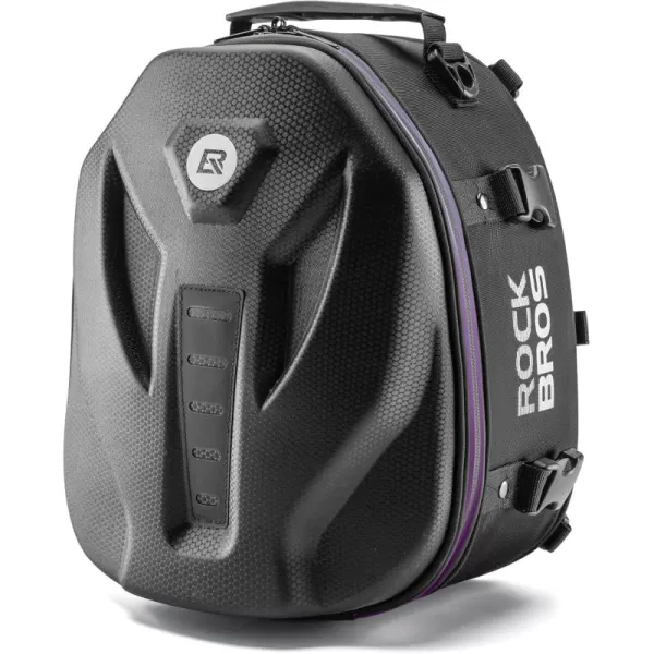 ROCKBROS Motorcycle Tail Bag Waterproof Motorcycle Rear Seat Bag 125L Large Motorcycle Backpacks with Hard Shell Design Motorcycle Storage Bags