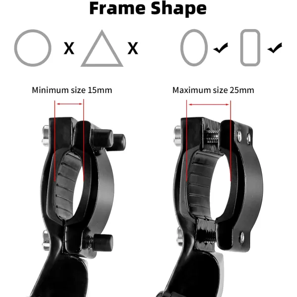 ROCKBROS Bike Kickstand Adjustable Bike Rear Mount Kickstand Bike Side Kickstand Aluminium Alloy Adults Kick Stand for 2228 Inch Mountain BikesRoad Bikes