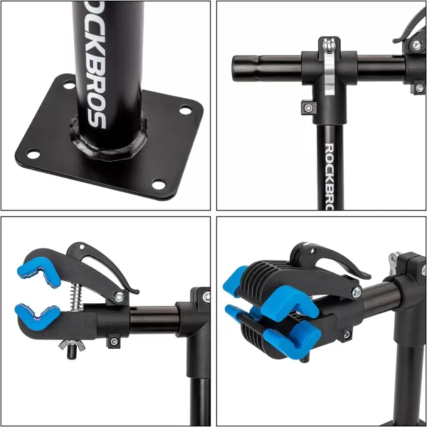 ROCKBROS Bike Repair Stand Bench Mount Home Bike Stand for Maintenance Bike Clamp Workbench Work Stands Bicycle Repair Rack for Road Mountain MTB Bikes