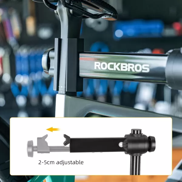 ROCKBROS Bike Repair Stand Max 66 lbs Aluminum Alloy Shop Home Portable Bike Maintenance Stand Bike Workstands for Mountain MTB Road Bikes Ebike