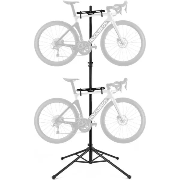ROCKBROS 2 Bicycle Storage Rack Indoor Adjustable Bike Rack Gravity Wall Vertical Bike Stand 68111102In For Road MTB and Hybrid Bicycles