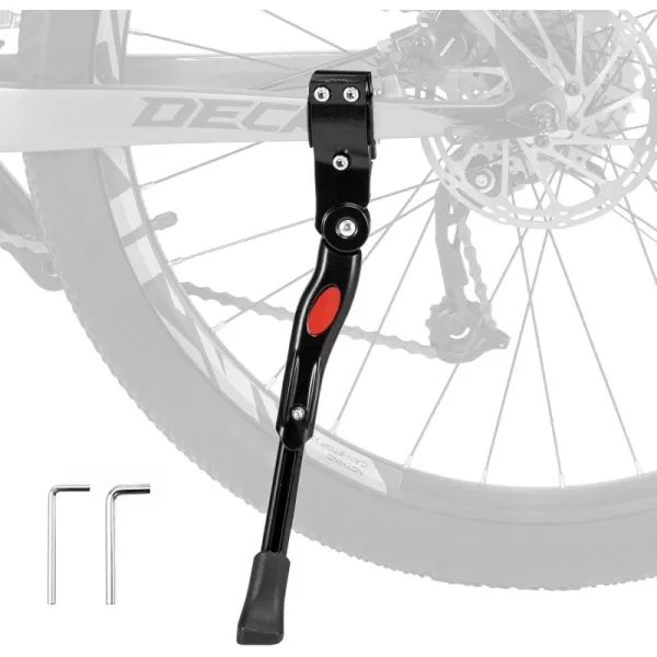 ROCKBROS Bike Kickstand Adjustable Bike Rear Mount Kickstand Bike Side Kickstand Aluminium Alloy Adults Kick Stand for 2228 Inch Mountain BikesRoad Bikes