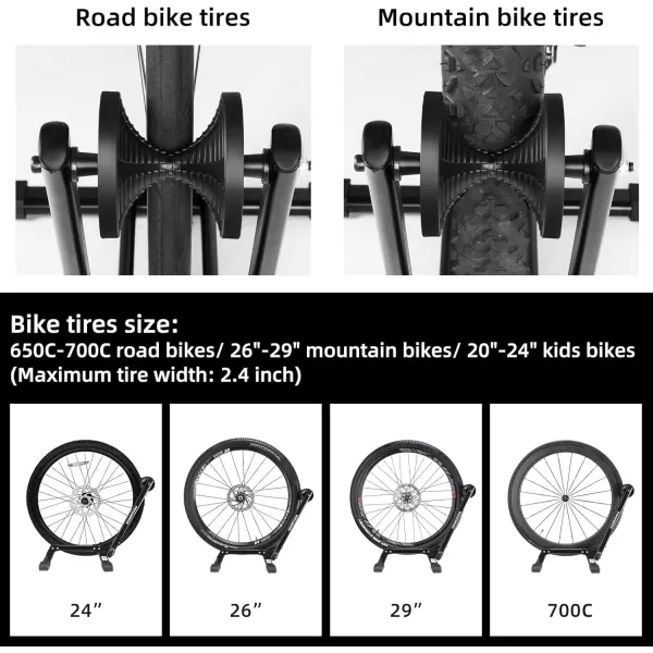 imageROCKBROS Foldable Bike Stand Floor Bike Parking Stand Bike Holder Bicycle Rack for 20quot29quot Mountain Road Indoor Outdoor Garage Storage