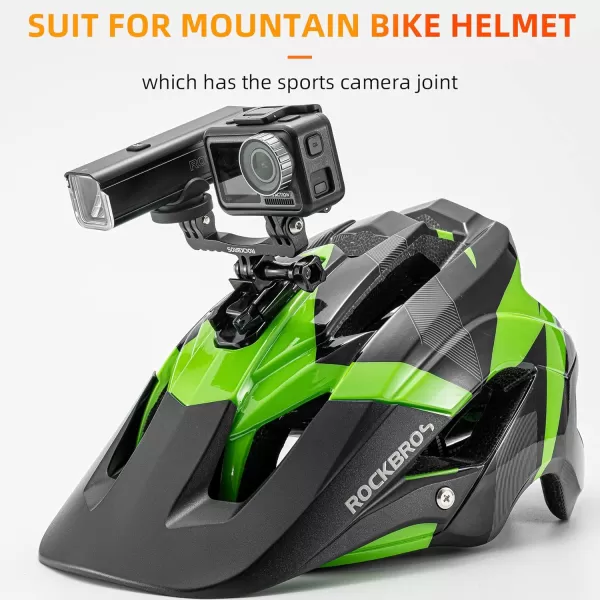 imageROCKBROS Out Front Bike Mount Cycling Computer Mount Compatible with Garmin Bryton GoPro  Bike Handlebar 125 318mmExpanded