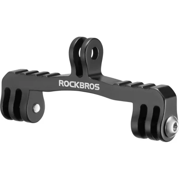 imageROCKBROS Out Front Bike Mount Cycling Computer Mount Compatible with Garmin Bryton GoPro  Bike Handlebar 125 318mmExpanded