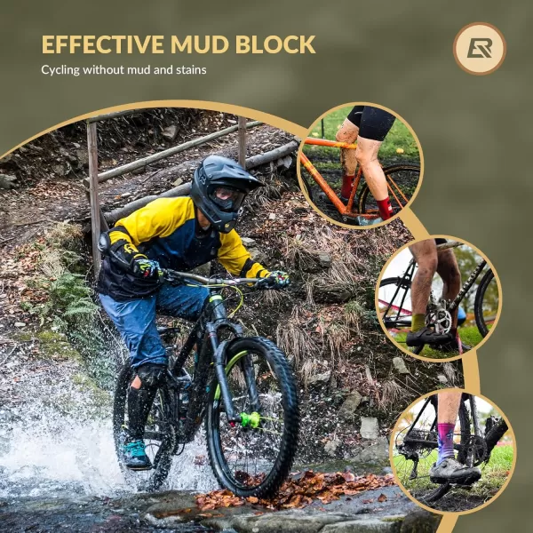 imageROCKBROS Bike Fender Adjustable Bicycle Fenders for 26quot275quot29quot Mountain Bike Universal Front Rear Mud Guards for MTBFront
