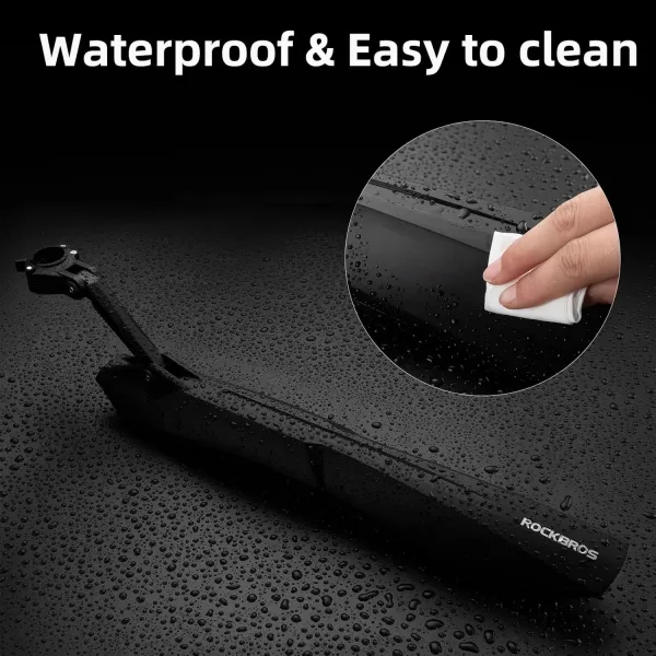 imageROCKBROS Bike Fenders Adjustable MTB Fenders Bike Mudguard Rear Fenders Cycling Mud Guard2429 Quickrelease