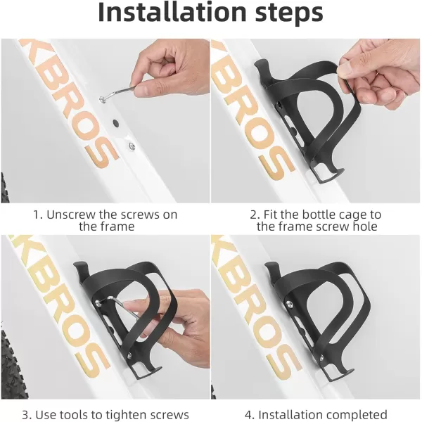 imageROCKBROS Bike Water Bottle Cage Holder Lightweight Alloy Aluminum Bicycle Water Bottle Holder Cages Secure Hold Bracketsgreen