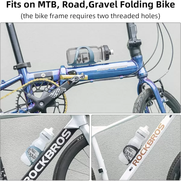 imageROCKBROS Bike Water Bottle Cage Holder Lightweight Alloy Aluminum Bicycle Water Bottle Holder Cages Secure Hold Bracketsgreen