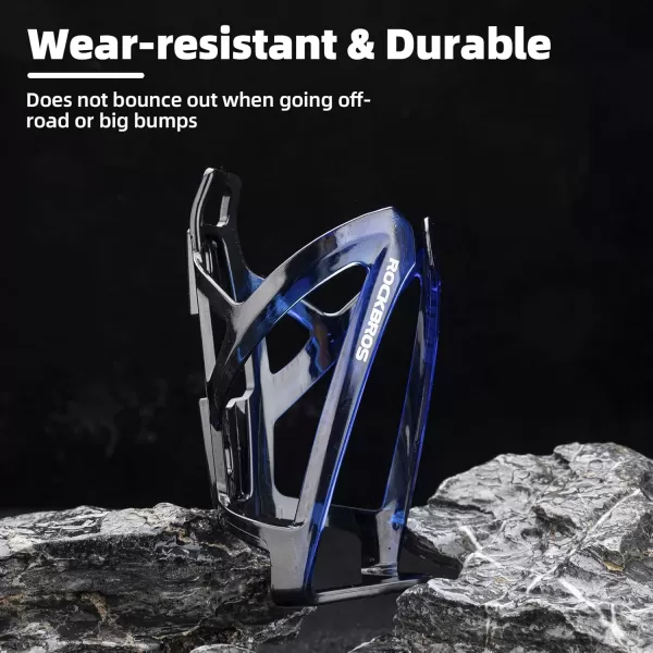 imageROCKBROS Bike Water Bottle Holder UltraLight Bicycle Bottle Cages with Screws Tool Universal Bike Cup Holder Rack for Road MTB Bikesblackbuleblackbule
