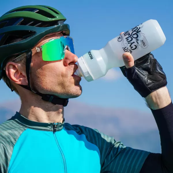 imageROCKBROS Cycling Water Bottle 2025oz Cycling Bottle BPAFree20oz Transparent Black