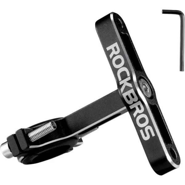 imageROCKBROS Bike Bottle Cage Adapter Bicycle Seatpost Handlebar Water Bottle Mount Holder Adjustable Aluminum Bottle Cage for MTB Road Bike Beach Cruiser Black1 piece