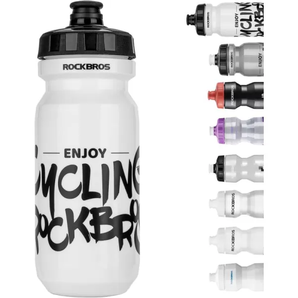imageROCKBROS Cycling Water Bottle 2025oz Cycling Bottle BPAFree20oz White
